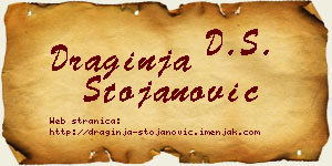 Draginja Stojanović vizit kartica